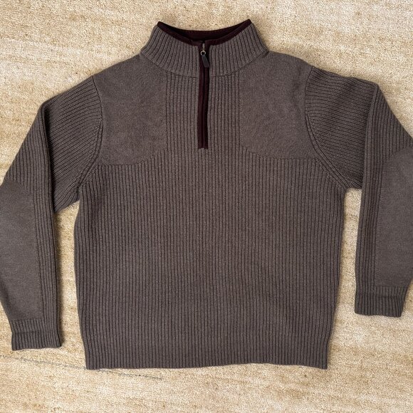 L.L. Bean Men's Waterfowl Sweater - Size: Small, Color: Dark Loden - Picture 1 of 3